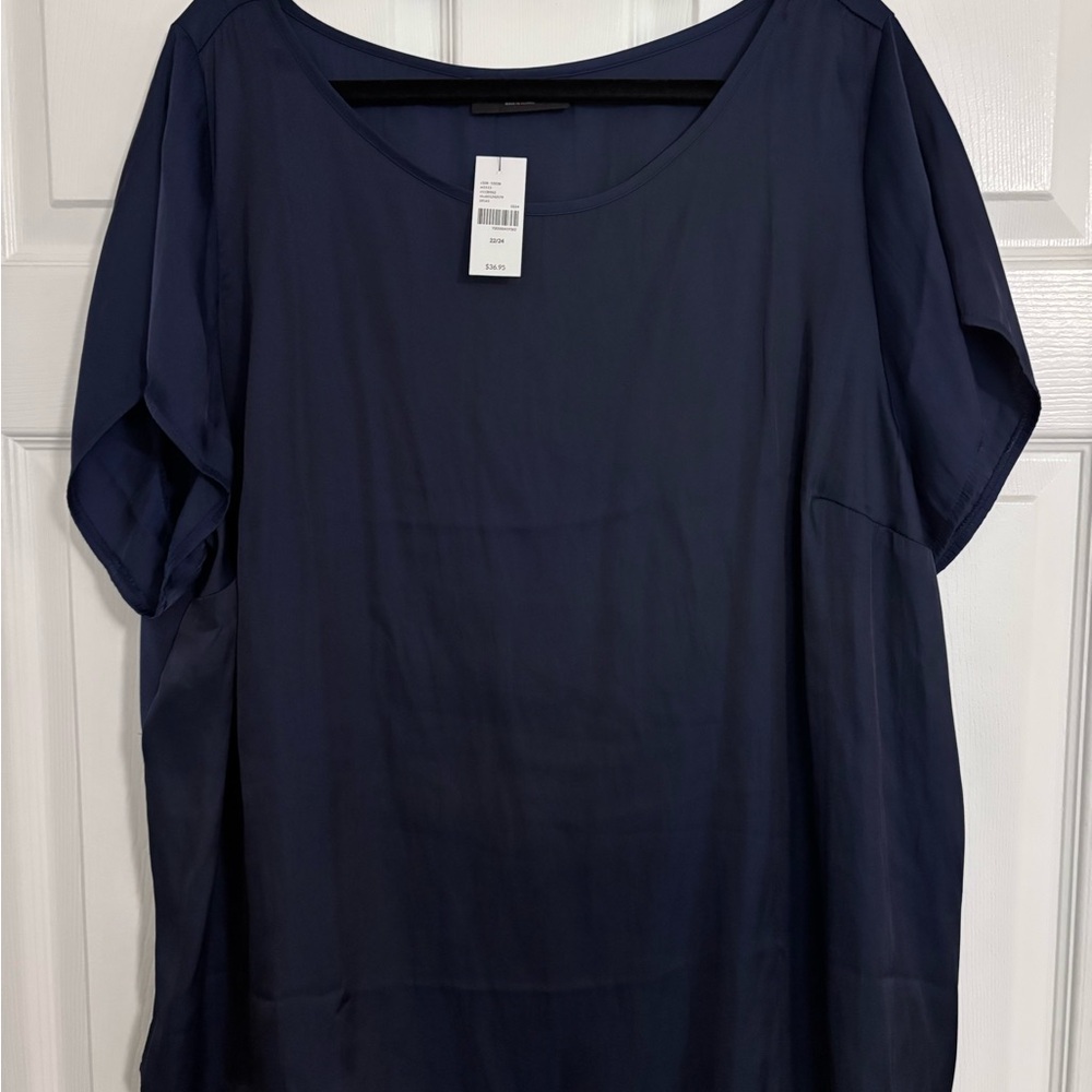 Lane Bryant Navy Blue Women's Top
